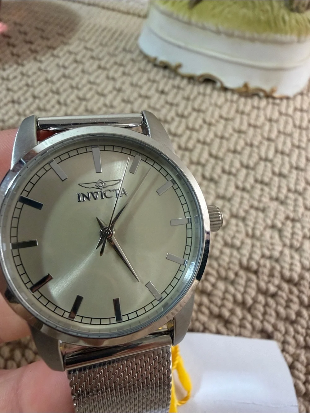 New Invicta Celestial 48511 Silver Mesh Women’s Watch